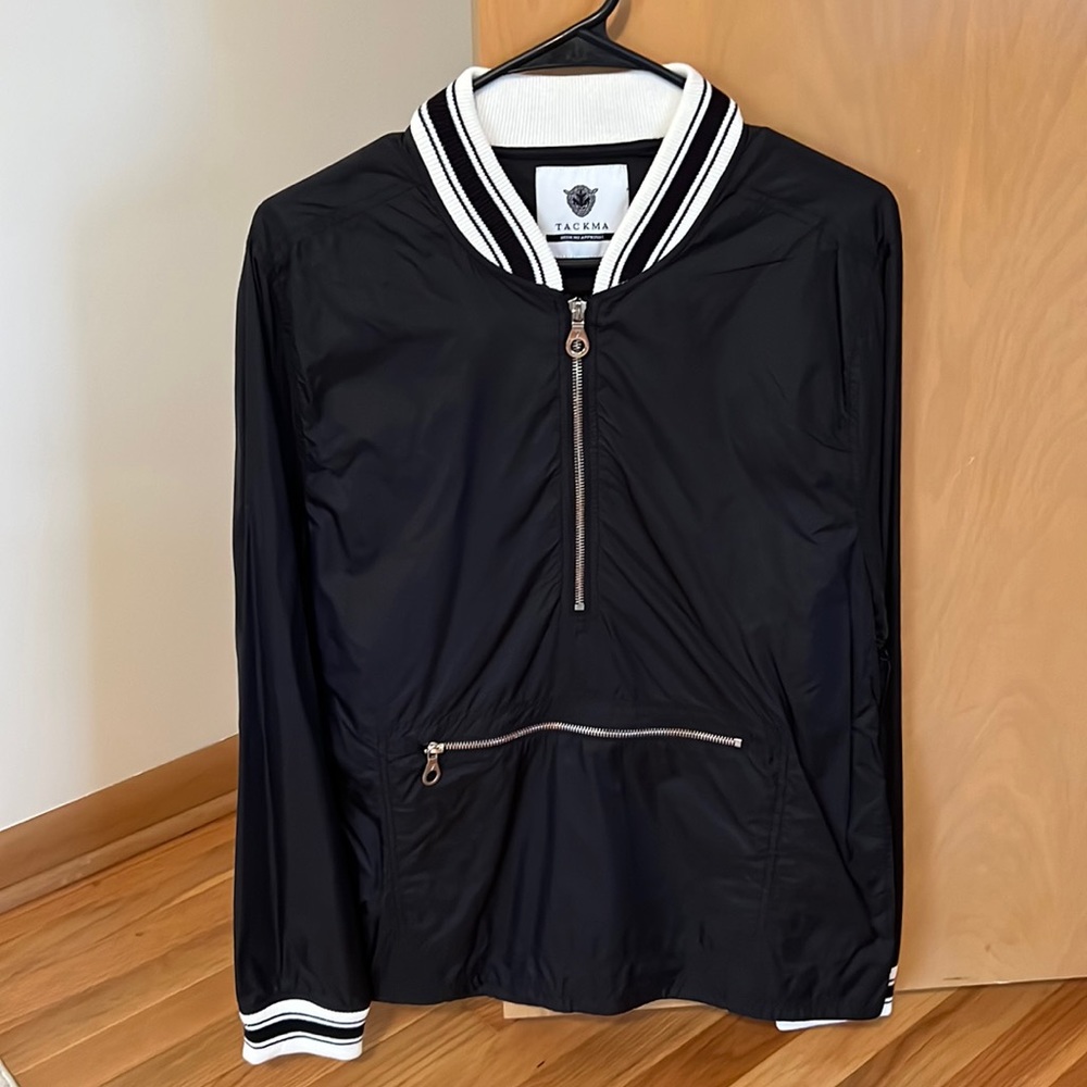 Tackma Windbreaker, Size Medium, Black, New with Tags